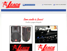 Tablet Screenshot of leacs.com.br